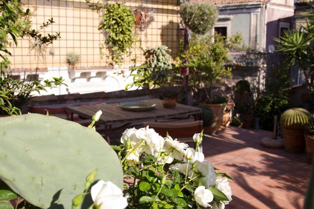 Tre Vie Apartment Con Terrazzo Giardino Pensile カターニア エクステリア 写真