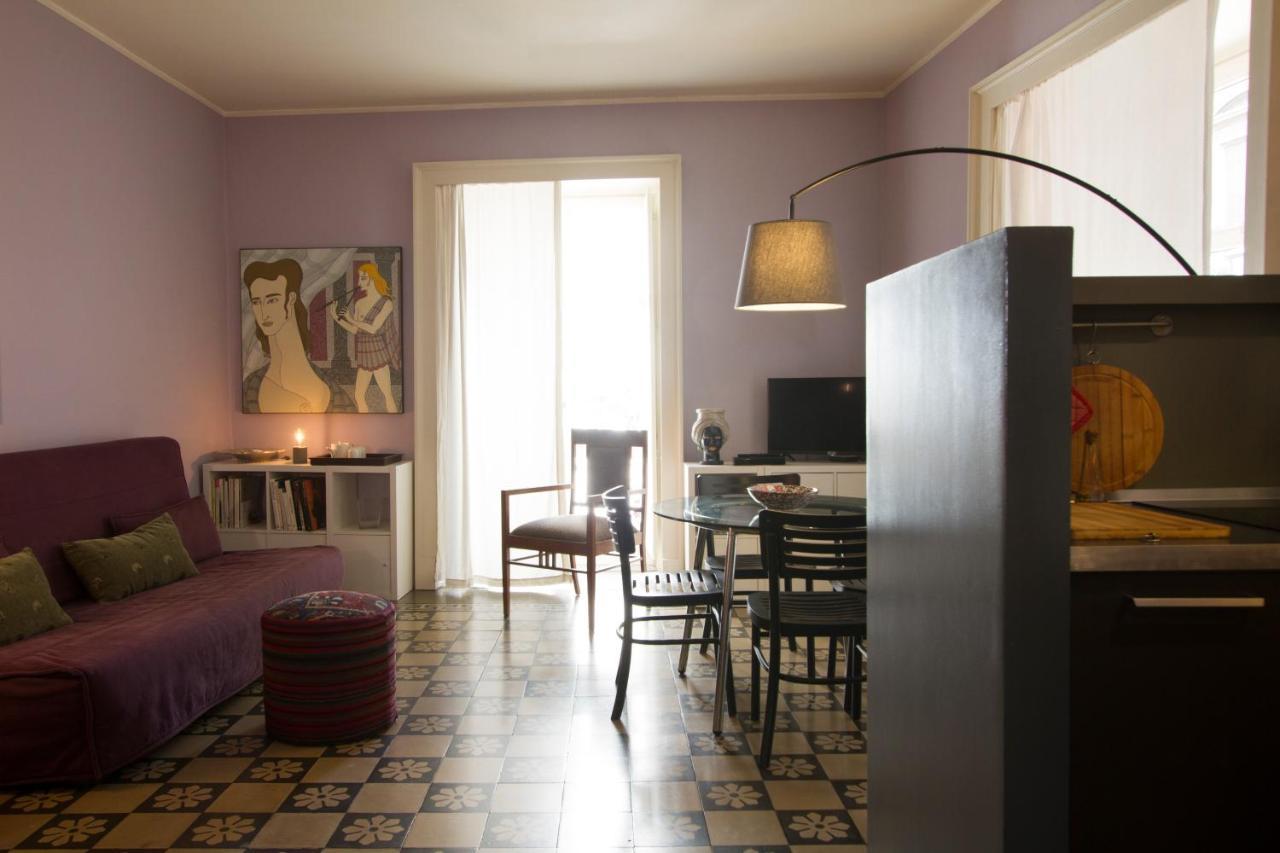 Tre Vie Apartment Con Terrazzo Giardino Pensile カターニア エクステリア 写真