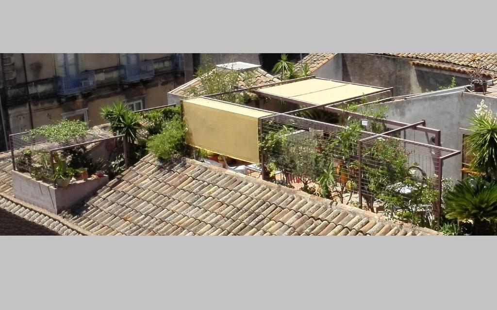 Tre Vie Apartment Con Terrazzo Giardino Pensile カターニア エクステリア 写真